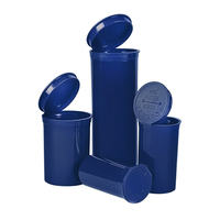 Flacons de stockage en plastique PP hermétiques et anti-odeurs de qualité supérieure multicolores 6dr 13d 19dr 30dr 60dr 90dr