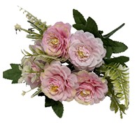 DREA Vrac Faux fleurs 7 têtes bouquet de fleurs de roses artificielles pour la décoration florale de la pièce maîtresse de mariage