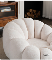 Fauteuil de massage convertible moderne en forme de citrouille pour petit appartement, balcon, chambre - Design de fauteuil paresseux