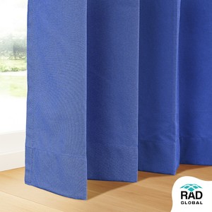 Rideaux d'extérieur haut de gamme bleu roi hydrofuges au design moderne et élégant pour patios et balcons stylés - Product Image 6