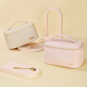 Large <b>Make</b> <b>up</b> Organizer <b>Bags</b> Travel Cosmetic Tote Makeup <b>Bag</b> for Women - Product Image 2