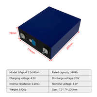 3.2v 100ah 200ah 280ah 280K 314AH 320ah 340ah MB31 MB30 48v packs de voiture solaire lifepo4 batterie de stockage d'énergie batteries au lithium-ion