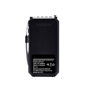 Chất lượng cao FM Pocket điều chỉnh kỹ thuật số BT Loa mini receiver Màn hình LCD xách tay DAB đài phát thanh - Product Image 6