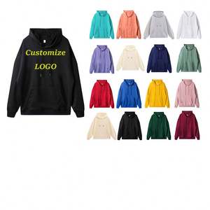 Sudaderas con capucha vintage informales de primavera otoño al por mayor de diseñador serigrafiado unisex logotipo personalizado - Product Image 1