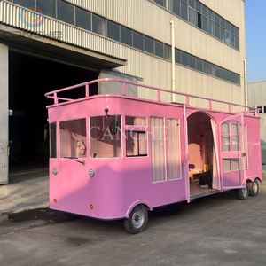 Hot Selling Commercial Electric Stainless Steel Multifunctional Food Trailer Cart for Fast Food Outdoor Use - Product Image 1