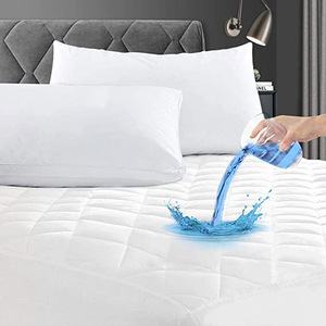 Funda de cama impermeable de microfibra suave Sábana de tela esmerilada Funda protectora de colchón - Product Image 2