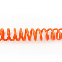 Tuyau d'air pneumatique à haute pression, outils pneumatiques, tuyau long, pompe, tuyau rétractable en spirale, tuyau de compresseur d'air, tube à ressort en PU