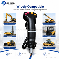 Manette de commande hydraulique multifonction à 5 boutons Juexuan, garantie 1 an, pour les machines forestières, les harvesteurs et les excavateurs