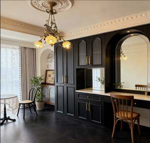 Wardrobe <b>Bedroom</b> <b>Furniture</b> Double Door Classic Wood Wardrobe Large Drawers Closet <b>Storage</b> for Family <b>Bedroom</b> - Product Image 4