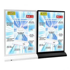 Letrero Luminoso LED para Menú, Tamaños A3/A4/A5, Letrero de Exhibición para Tienda de Té con Leche, Barra de Pedidos, Caja de Luz LED para Menú - Product Image 1