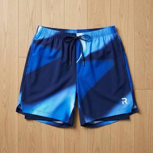 Pantalones Cortos Deportivos de Compresión 2 en 1 para Hombre, de Secado Rápido, Transpirables, de Alta Calidad, con Forro, de 7 Pulgadas, para Correr - Product Image 3