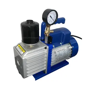 Dual Stage Oil Vacuum Pump with Oil Mist Filter Fittings for Degassing Chamber Vacuum Oven, 9 CFM