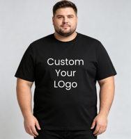 Camiseta Personalizada con Logotipo, Talla 9XL para Hombres Altos y Grandes, Tejido de Porcelana de Hielo, 100% Algodón Transpirable, Cuello Redondo, Manga Corta, Corte Regular