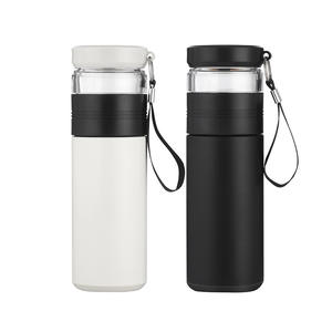 Taza infusora de té de acero inoxidable MHD-20230 304, aislada, con filtro, tapa de rosca, portátil, para el hogar, la oficina, el coche y exteriores - Product Image 4