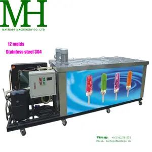 12 molds commercial ice popsicle machine ice lolly machine