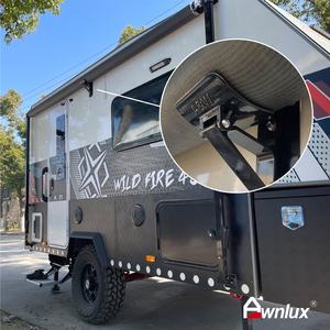 Awnlux RV الأجزاء الخارجية لفة خارج القافلة المظلة مركز الدعم التلقائي RV المظلة مهد للتخييم المظلات - Product Image 2