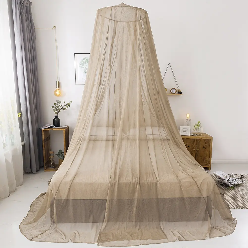 Moustiquaire forme de dôme de haute qualité, moustiquaire de lit, protection emf en fibre d'argent, taille unique