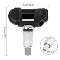 Monitor tekanan ban TPMS 433Mhz baru Sensor tptpms untuk mercedes-benz CLA Coupe AMG GT