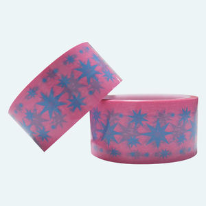New Design High-end Gift Box Sealing <b>Tape</b> Thank You <b>Tape</b> Custom Pink Security Packaging <b>Tape</b> - Product Image 4