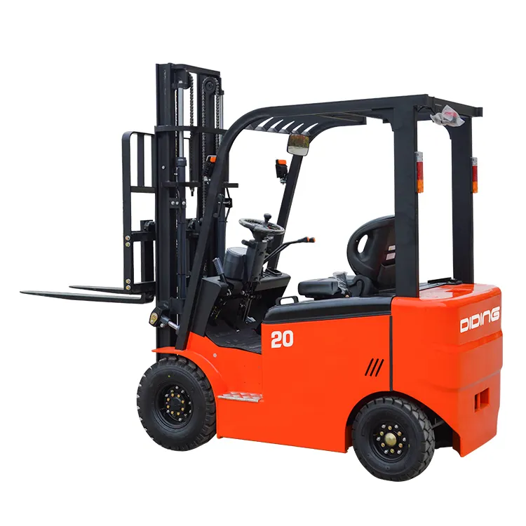 1.8ton 2500 Kg 24v100ah Tyre 2.5 T Dc Motor 3t Narrow Freight Trucks 2t Capacity Wheel Electric Forklift 4 Wheels Lithium-ion