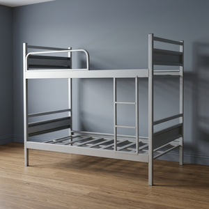 European Manufacturer's Minimalist Modular <b>Double</b> Decker Metal Bunk <b>Bed</b> for Hotels Schools Apartments & Hospitals - Product Image 3