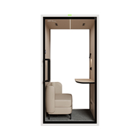 Cabine de travail insonorisée écologique et confortable pour bureau, maison, cabine de téléphone individuelle pour appels téléphoniques