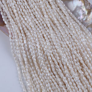 4-5mm all'ingrosso di acqua dolce Keshi barocco perle naturali per la creazione di gioielli - Product Image 4