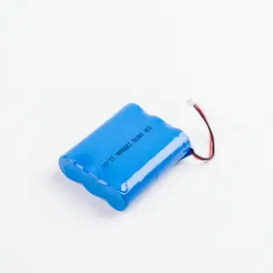 Custom cilindrical li ion 18650-3S1P 11.1V 2200mAh 2500mAh 2600mAh 3000mAh li ion rechargeable 18650 battery pack with PCM