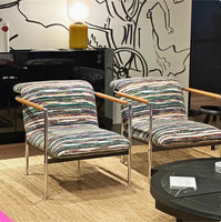 Ensemble de canapé inclinable moderne pour les acclamations Chaise en tissu de loisirs de jardin pour la maison, le bureau, le salon, la chambre à manger-Maison durable