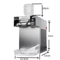Machine à glace à jus de fruits à quatre saveurs commerciale, haute productivité pour la fabrication de glace à l'eau aux fruits