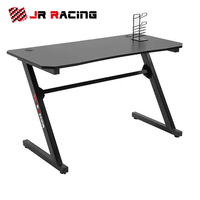 Bureau de jeu en métal réglable en hauteur, poste de travail PC, couvercle amovible, ergonomique, extensible, placage mélaminé pour les joueurs