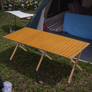 Mesa Plegable Ligera Personalizada para Exteriores - Mesa de Picnic Portátil de Aluminio para Campamento, Playa y Viajes - Product Image 1