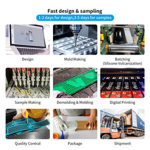 Tapis de rail de bar avec logo en relief personnalisé Tapis de bar en PVC tendre cadeau de promotion goutte à goutte doux de conception OEM écologique - Product Image 4