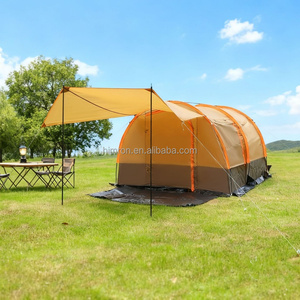 Carpa Túnel Grande para 4-6 Personas, para Campamento, Jardín, Viajes Familiares, Carpa Túnel Plegable de Lujo, Impermeable, para Glamping al Aire Libre - Product Image 5