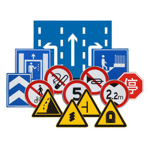 Özelleştirilmiş yol işareti alüminyum yansıtıcı trafik uyarı emniyet işareti - Product Image 3