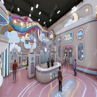 Équipement de terrain de jeu intérieur Thème sportif Resorts Vibrants Toboggans Labyrinthe Tunnel d'obstacles Prix usine Durable Taille personnalisée