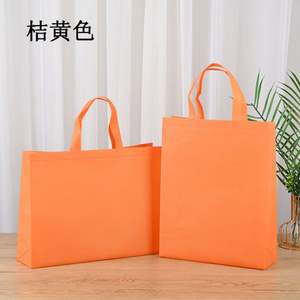 Sac fourre-tout non tissé bleu foncé écologique avec logo personnalisé, enduit imperméable, réutilisable, pour le shopping, avec corde en plastique, pour les voyages et l'extérieur - Product Image 4