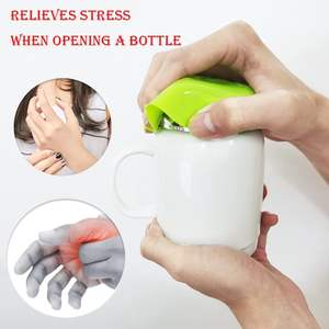 פונקציה רב אישית יכול <span class=keywords><strong>opener</strong></span>, 4 ב 1 פותחן בקבוק עם כרית גומי סיליקון לא להחליק לדלקת מפרקים בידיים חלשות - Product Image 2