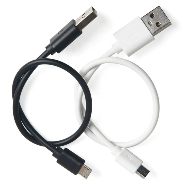 50cm USB to Micro Fast Charging Cable Short Micro USB Cable Data Sync Charge Cord Wire for Samsung Android Cell Phone