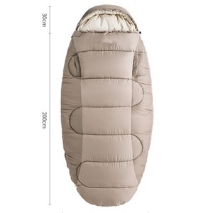 Unisex Cocoon-Shape Inverno <span class=keywords><strong>Sleeping</strong></span> Bag confortável para todas as posições Soft Feel Poliéster Tecido Elegante para Caminhadas Tempo frio - Product Image 2