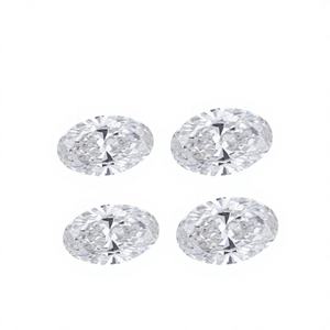 D'vins Jewels Vente en gros de diamants en vrac de forme ovale 0,5 ct 1 ct Couleur D Coupe excellente Diamant cultivé en laboratoire pour la fabrication de bijoux - Product Image 1