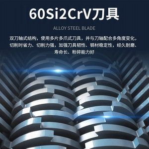 Dual Shaft <b>Shredder</b> Machine Large Capacity Aluminum Metal Recycling Industrial Scrap Processor Automatic Operation - Product Image 4