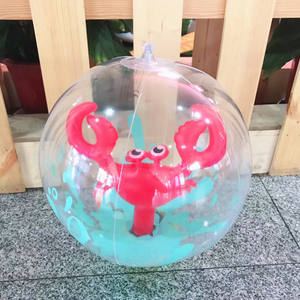 Fabrikneues Design: Maßgefertigter PVC-aufblasbarer 3D-Strandball mit Fisch im Inneren - Product Image 2