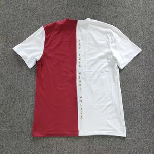 Spot Unique Design High Street Heavyweight Color Splicing T-shirt à manches courtes Fitness Sports pour hommes - Product Image 6