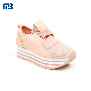 Nouveau style gros personnalisé 35-41 taille plate caché talons hauts dames plate-forme chaussures - Product Image 4