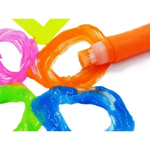 24ml vendita calda pittura ad alta capacità bambini Kid Art sicuro per il bambino liquido Tempera lavabile Non tossico Finger Paint