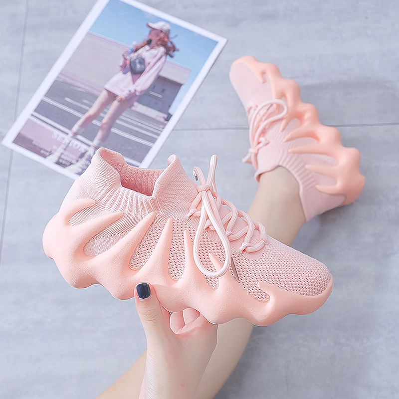 2021 Модные женские кроссовки для бега легкие удобные сетчатые спортивные туфли повседневная прогулочная спортивная обувь на шнурках