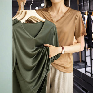 Blazer de Verano Premium Personalizado para Mujer, Talla XS, Corto, Estampado Sólido, Manga Mariposa, Estilo Casual, Satén de Seda, Anti-Pilling - Product Image 3