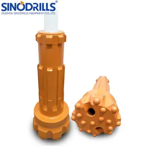 SINODRILLS Fabricant Outils de forage de roche multifonctions DTH Foret DHD 350 140mm ( 5 1/2 ''pouces)