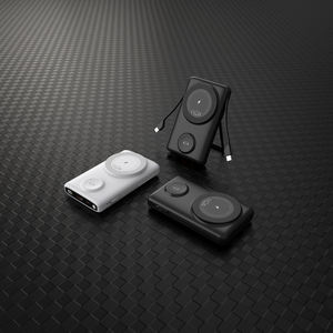 Nuovi prodotti di tendenza per vendere <span class=keywords><strong>Online</strong></span> ricarica Wireless portatile 15W Logo Light up Power Bank 10000mAh con supporto per telefono pieghevole - Product Image 6